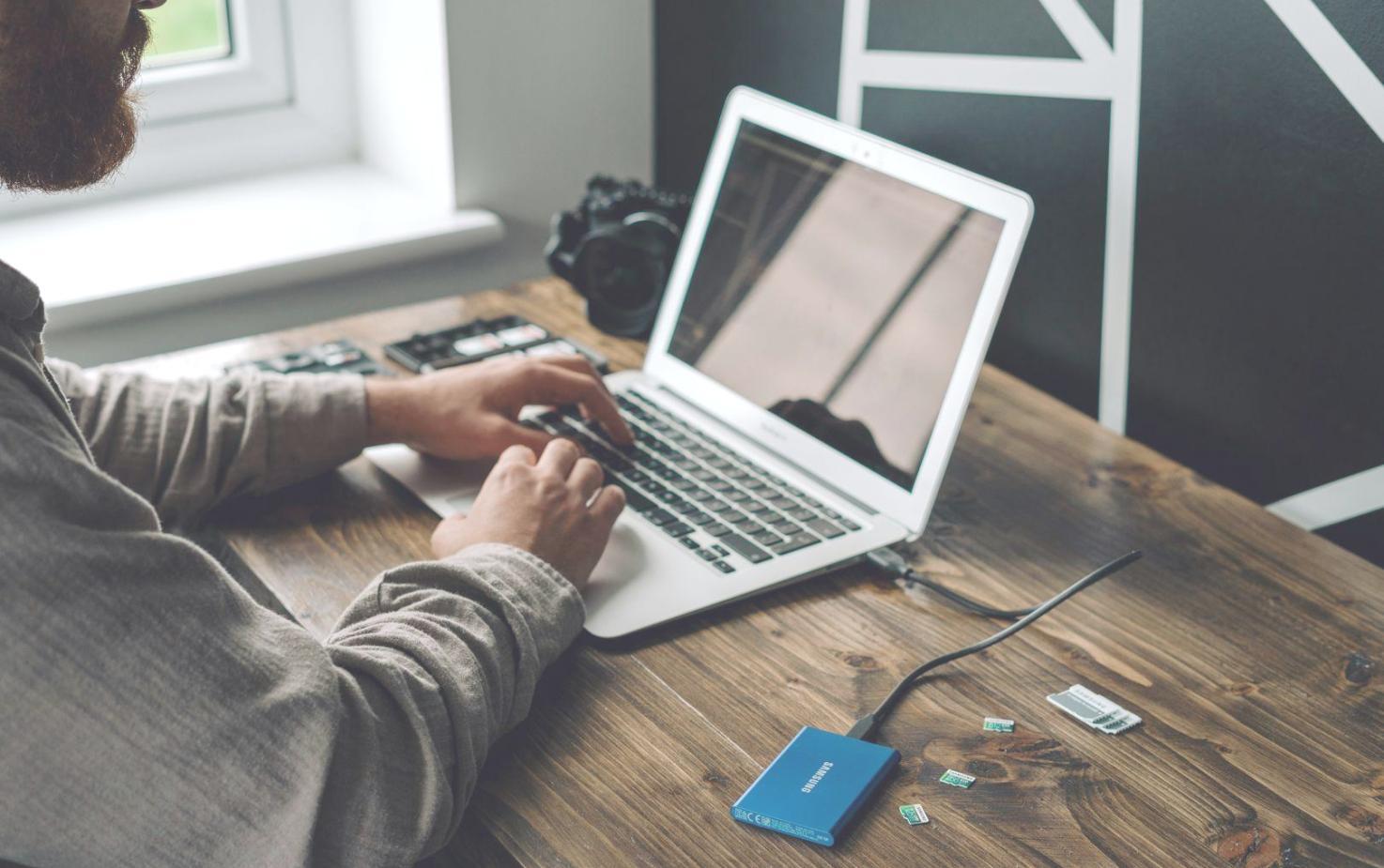 Financial planning session with documents and coffee